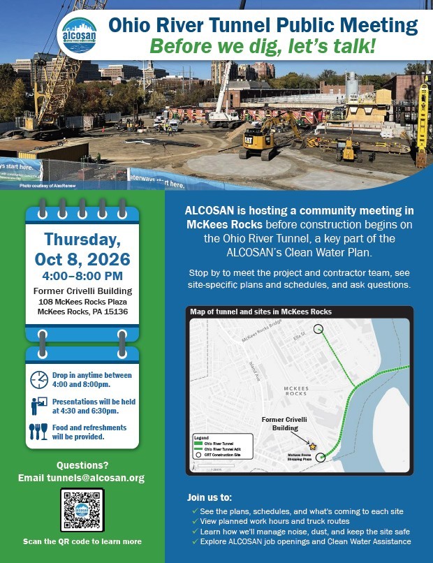 Alcosan Open House Oct 8